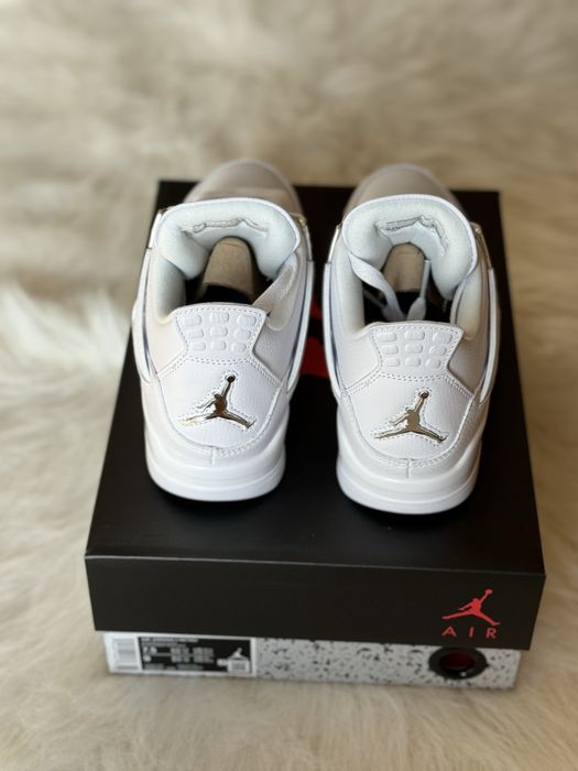 Air Jordan 4 Retro Pure Money White Full Box