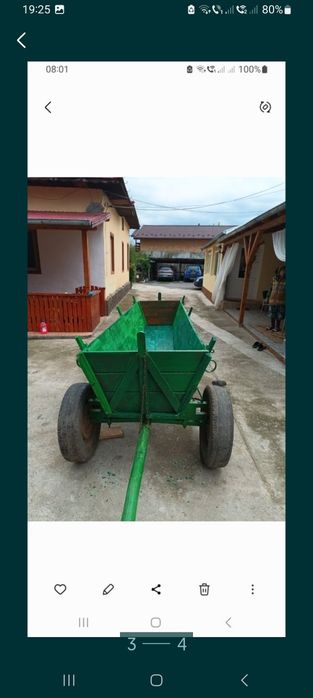 De vinzare caruta noua de 1 cal tron nou nefolosita fac si schimb cu a