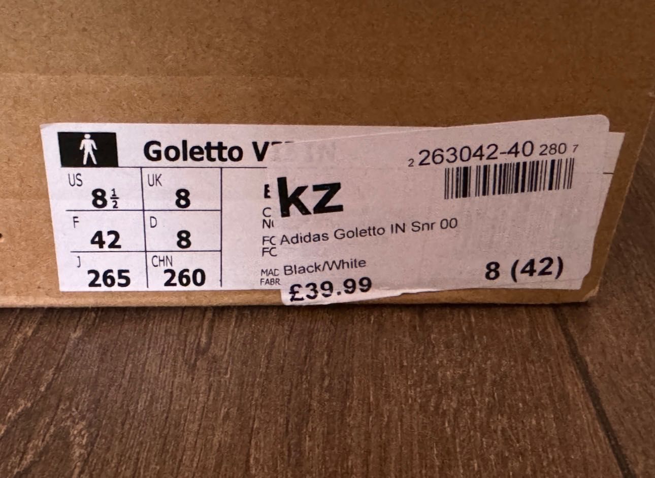 Adidas Goletto за зала номер 42