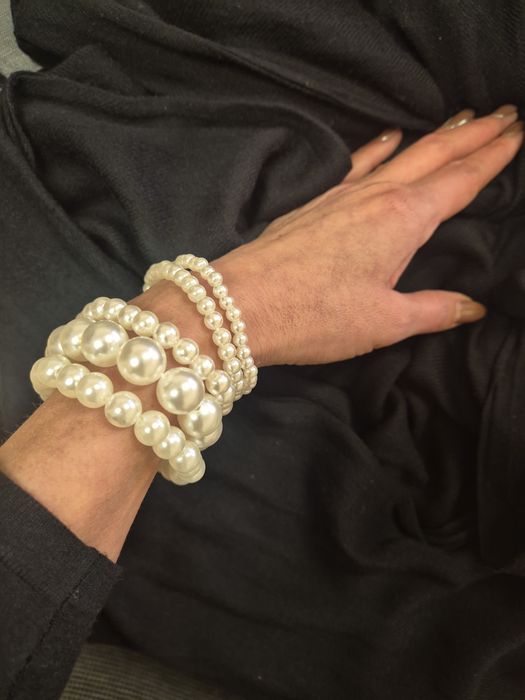 Стилна гривна от перли 5 в 1