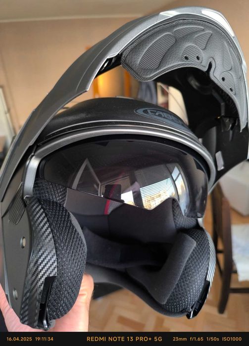 Модуларна каска CABERG Duke 2 Mat Gun Metal Размер L
