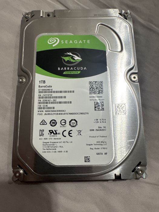 HDD Barracuda Seagate 1 TB