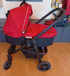 Cărucior Graco 3 in 1 roșu cu negru