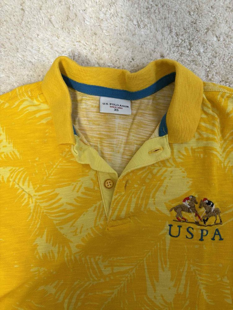 Тениска с яка US Polo