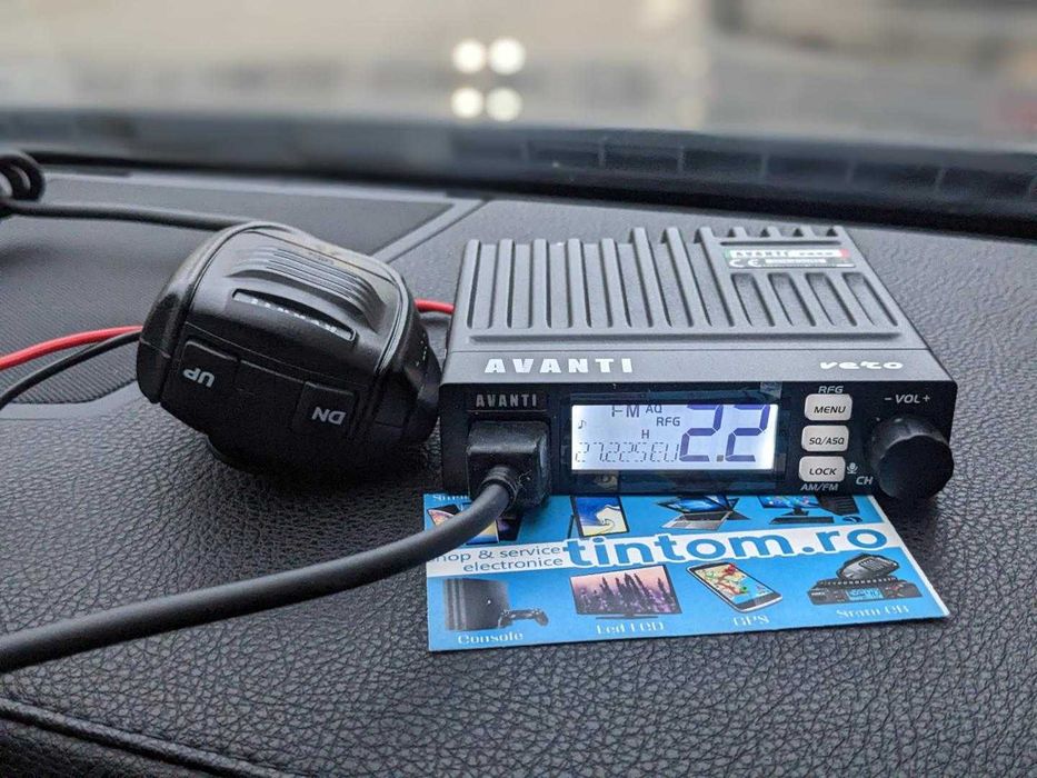 Statie Micuta Radio CB AVANTI Vero 20 ASQ Vox RFGain * Editie 2026 *