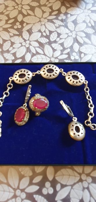 1  серебро, 2, 3, компл  из Индии,  бижутер США.