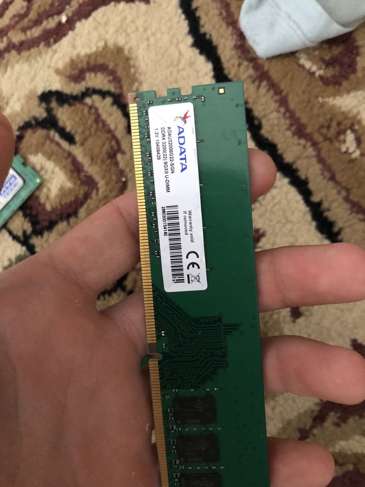 Продается жетский диск и озу начиная от 4gb до 8gb