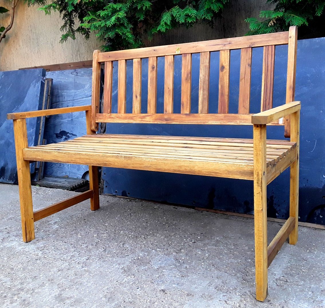 BANCA din lemn masiv ACACIA TRATAT 118x58x91Cm 190 Lei