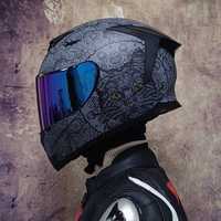 Мотоциклетные шлемы, ретро-шлемы с очками, унисекс, шарф из кожи