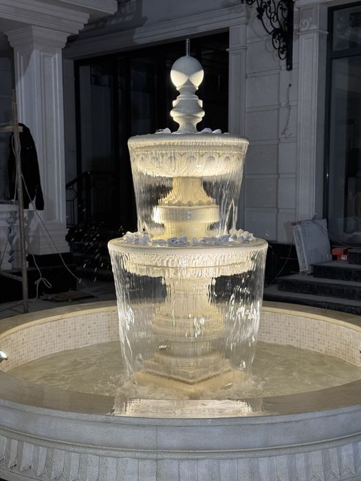 Suniy tosh maxsulotlari fontan balyasina vazon skameyka