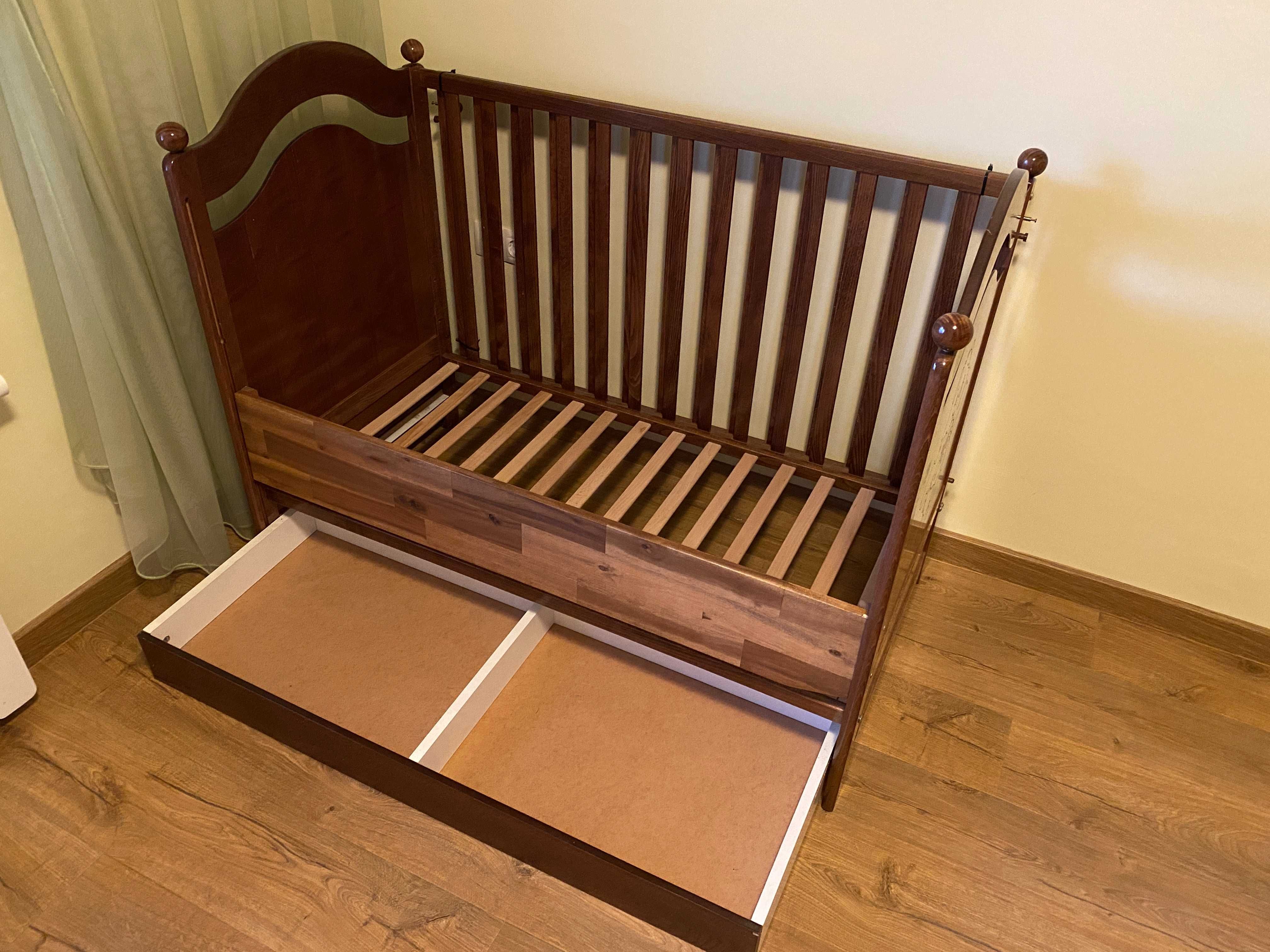 Дървено детско легло/кошара “Veljko” (производител BEBISNOVI, Сърбия)