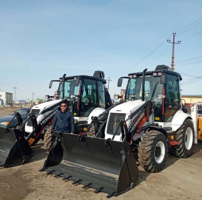 Трактор. Аренда Экскаватор погрузчик. Jcb. Hidromek. Cat.