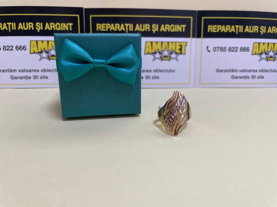inel aur 14k (m2) staramanet