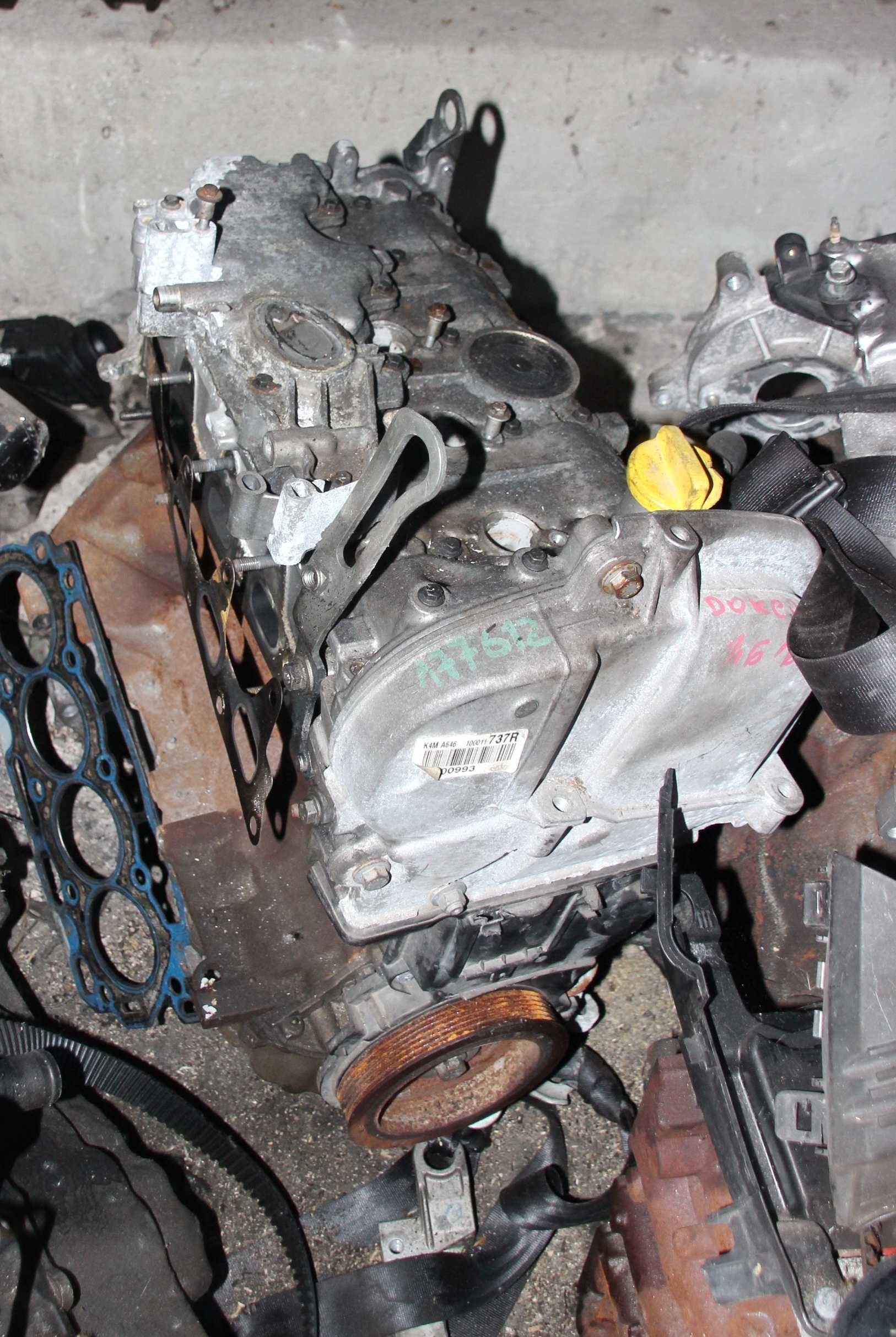 Двигател за Дачия Докер 1.6I К4М, 2013 г. Dacia Dokker