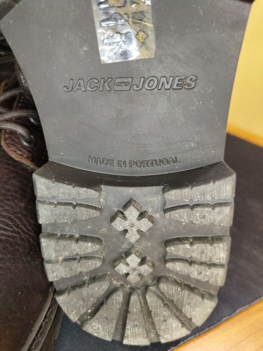 Ghete/bocanci  iarna Jack&Jones piele naturala 100%