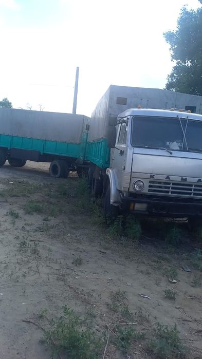 Камаз с прицепом