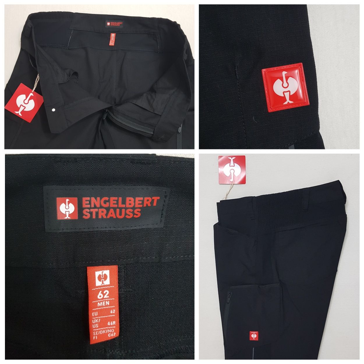 Pantaloni scurți noi Engelbert Strauss Motion, salopeta nr. 62 sau 3XL