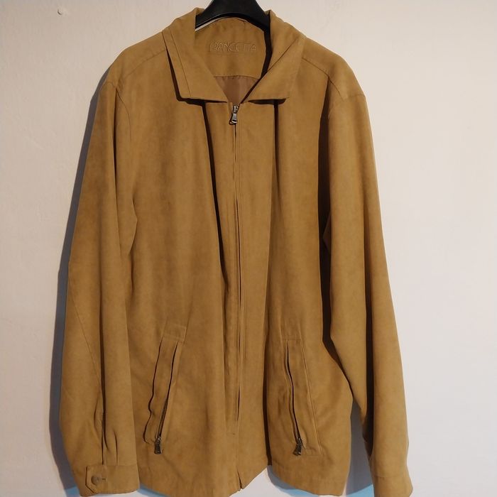 Jachetă elegantă stil casual Francetta, piele întoarsă falsă