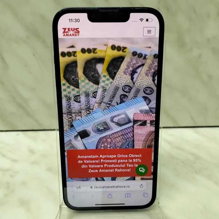 Telefon Apple iPhone 14 Negru 256GB 90% bat Zeus Amanet Rahova 22285