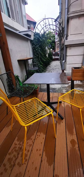 Set Mobilier Exterior – Scaune Pedrali Nolita & Mese Terasa Restaurant