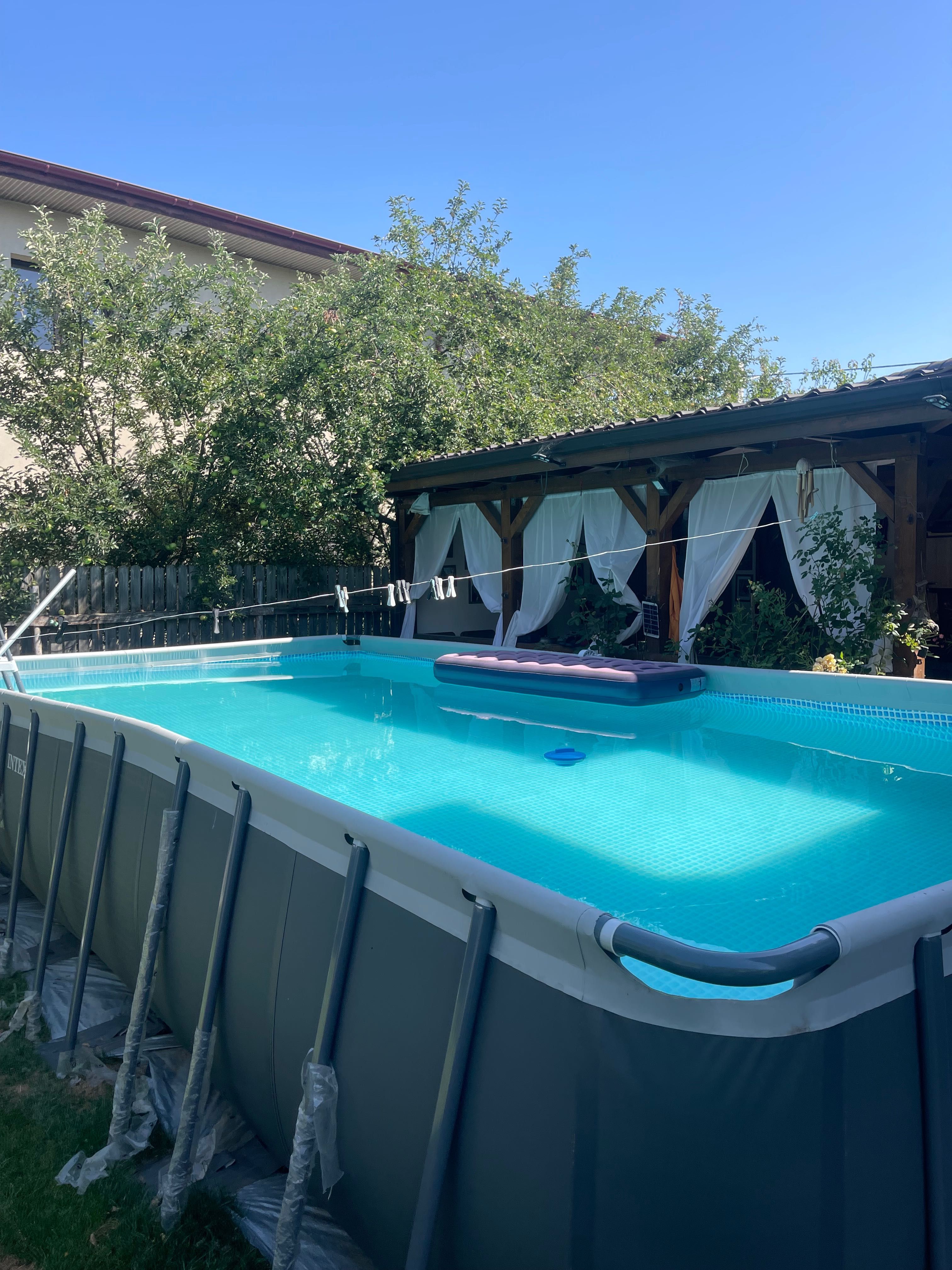 Piscina supraterana intex cu pompa de reciclare