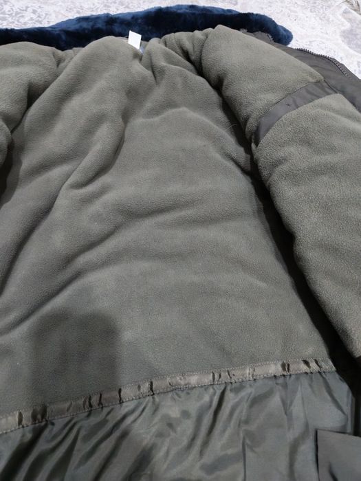 Бушлат цвета хаки очень теплый