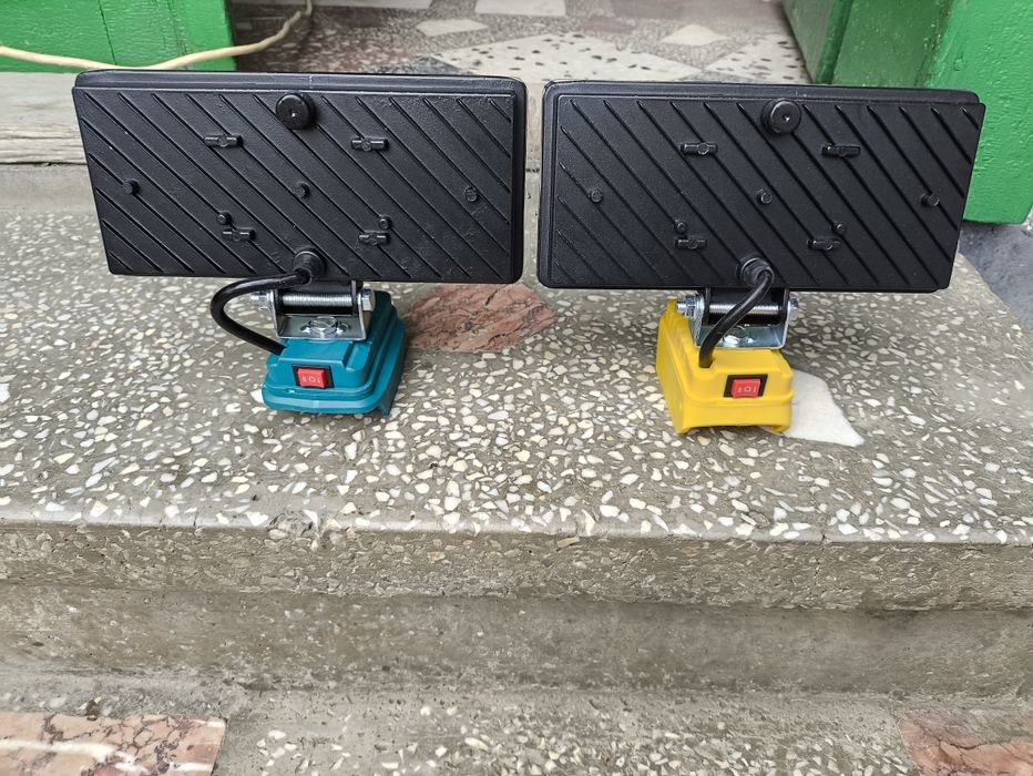 Proiectoare led puternice compatibile cu baterii Makita  și DeWalt