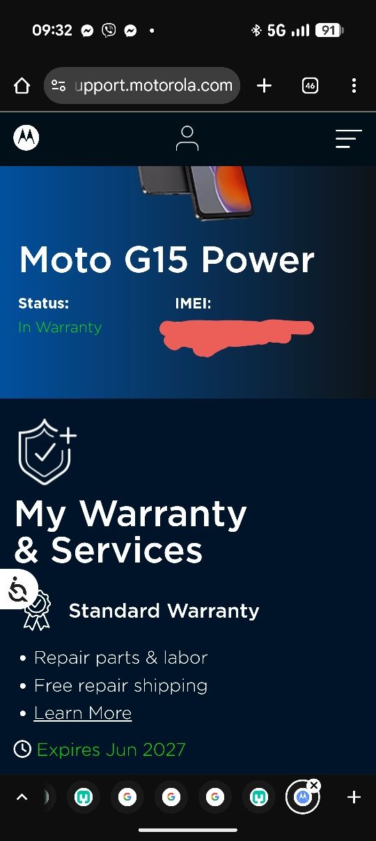 Нов! Motorola g15 512gb
