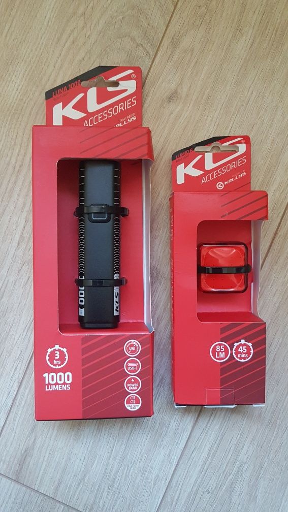 Far bicicleta fata + spate, 1000 / 85 lumeni, transport gratuit
