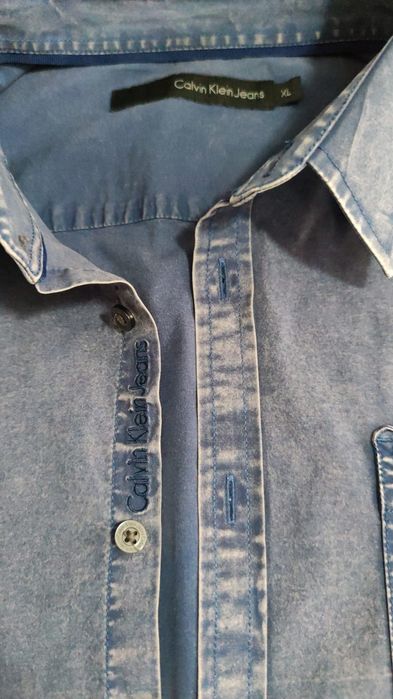 Camasa bărbați  blugi Calvin Klein Jeans Originala L. Preț FIXXXX