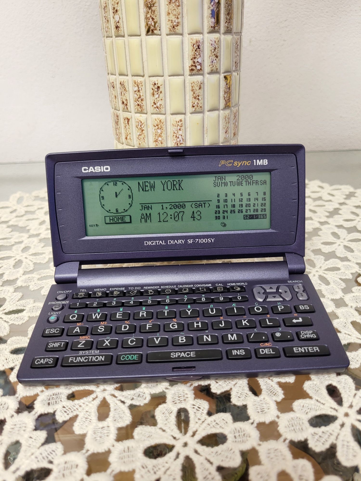 CASIO DIGITAL DIARY SF-7100SY stare foarte bună