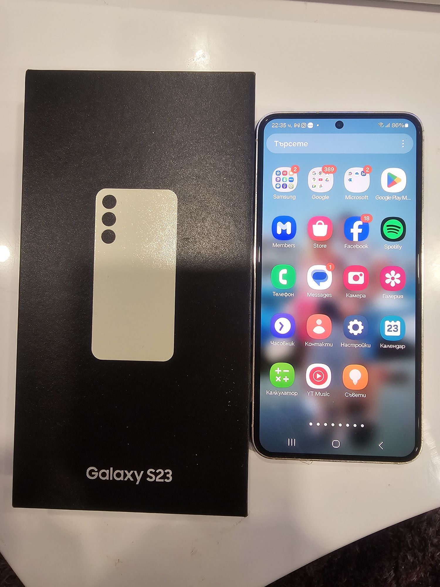 Samsung Galaxy S23 изключително запазен без забележки