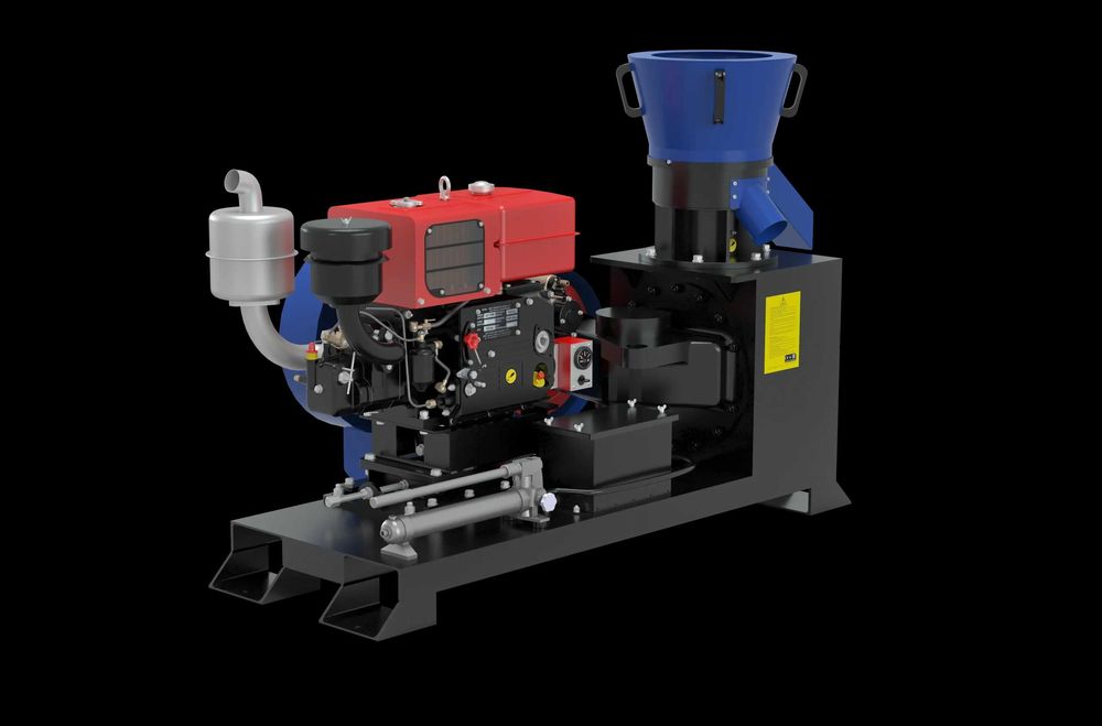 Presa de peleti GRAND-300 Diesel Garanție 24 luni Transport gratuit