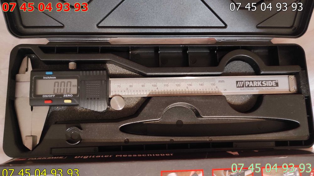 subler digital metalic PARKSIDE sigilate baterie inclusa