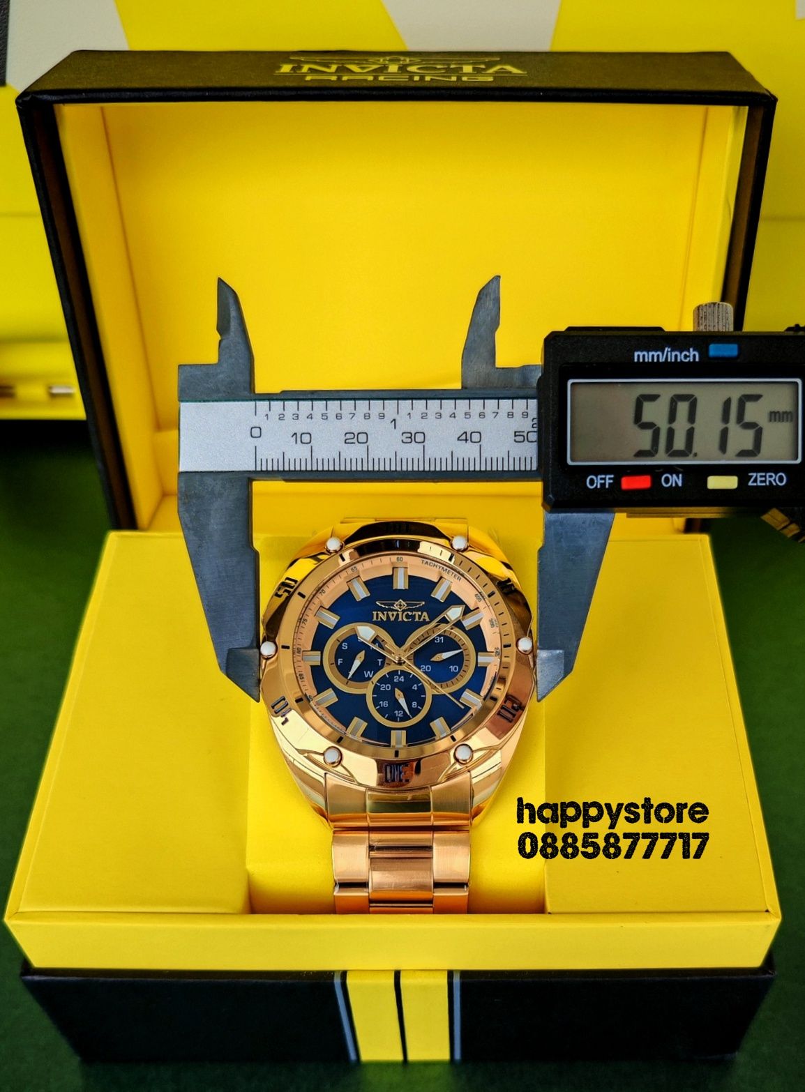 INVICTA Vintage Gold 50 mm, Инвикта нов ръчен часовник