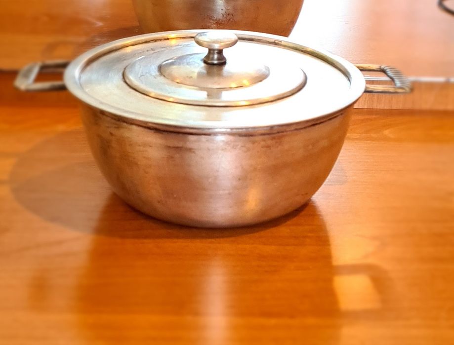 Кастрюля мельхиоровая