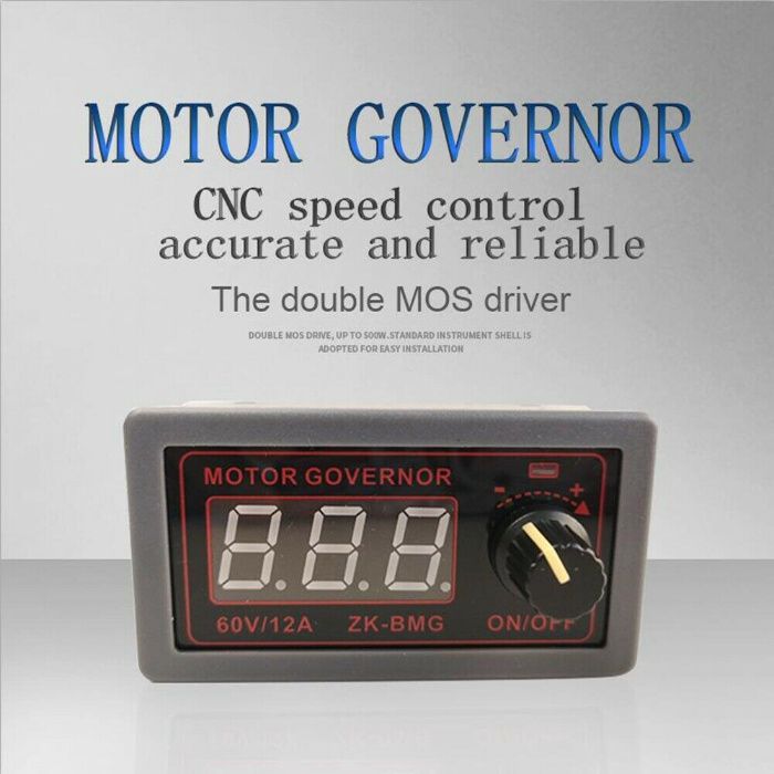 Variator regulator de turatie PWM DC 9-60V 12A putere 500W. Nou!