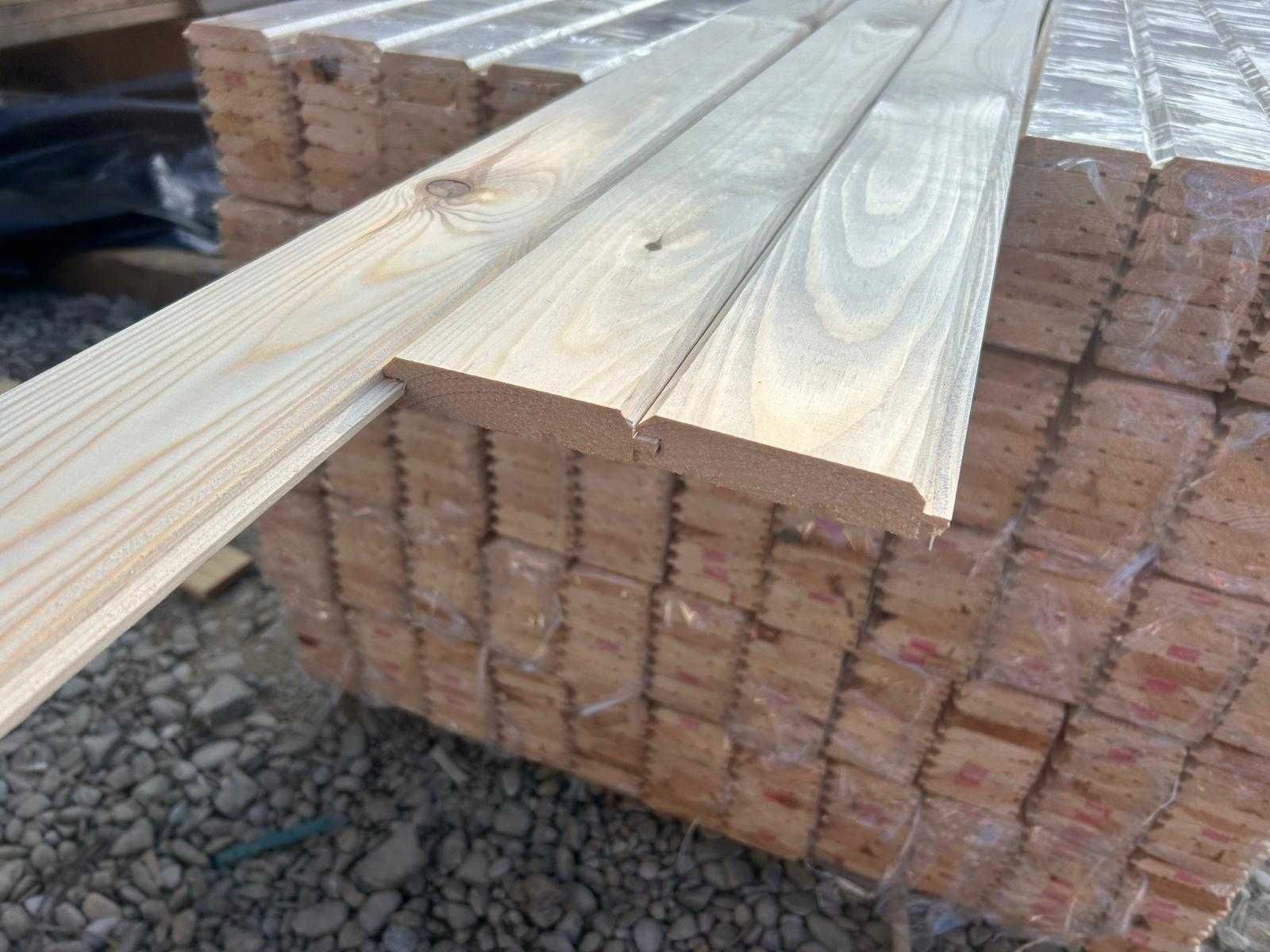 Lambriu – Pin Silvestru- Profil trapez 19x96x4000mm PRET PRODUCATOR