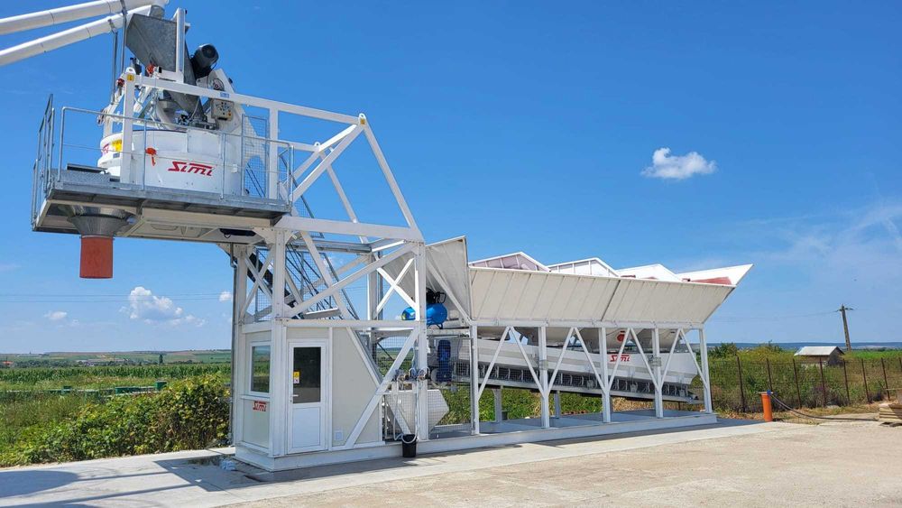 Statie de betoane mobila de 60mc/h, Simi mobil BSA 60GLS