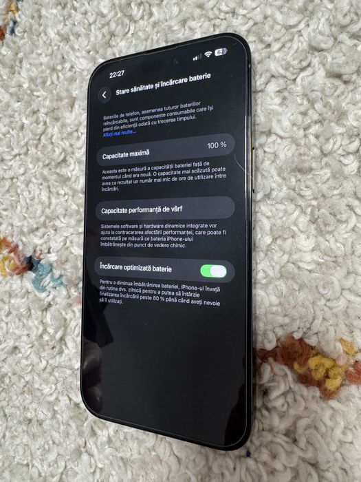 iPhone 14 Pro Max 512GB Nou Baterie 100