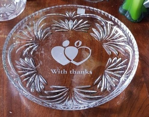 Platouri diferite din cristal