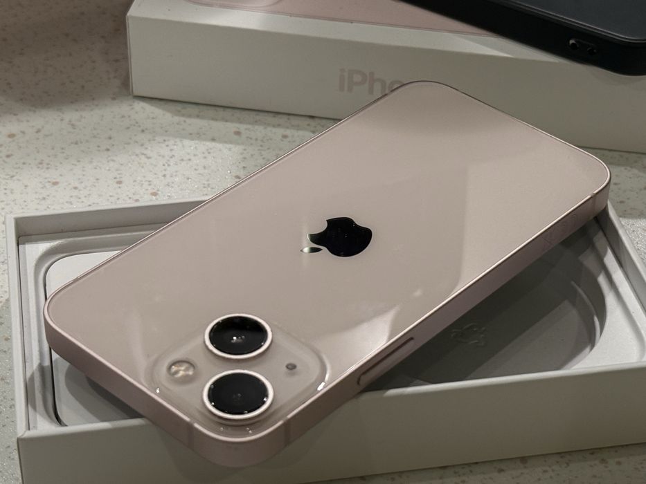 iPhone 13 Mini 128GB Pink  – Като НОВ, 100% Батерия.