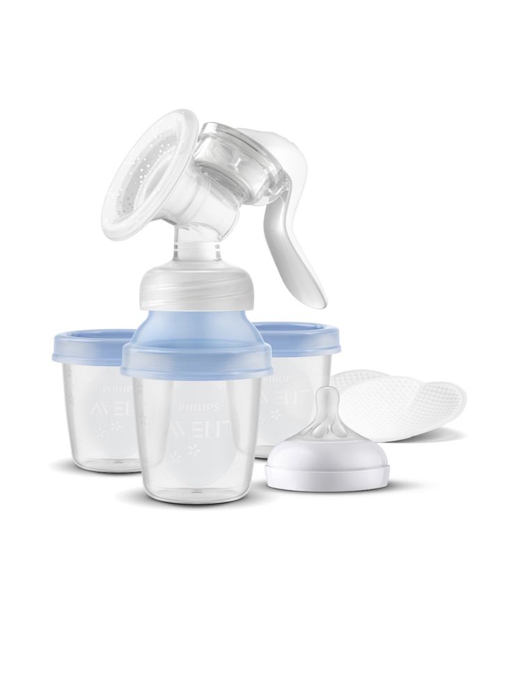 Pompa de san manuala Philips Avent cu recipiente de stocare