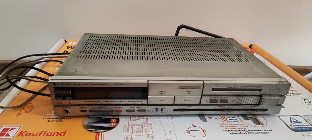 Hitachi стерео касетофон и тунер