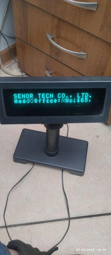 Senor  tech Дисплей покупателя. В торговую точку