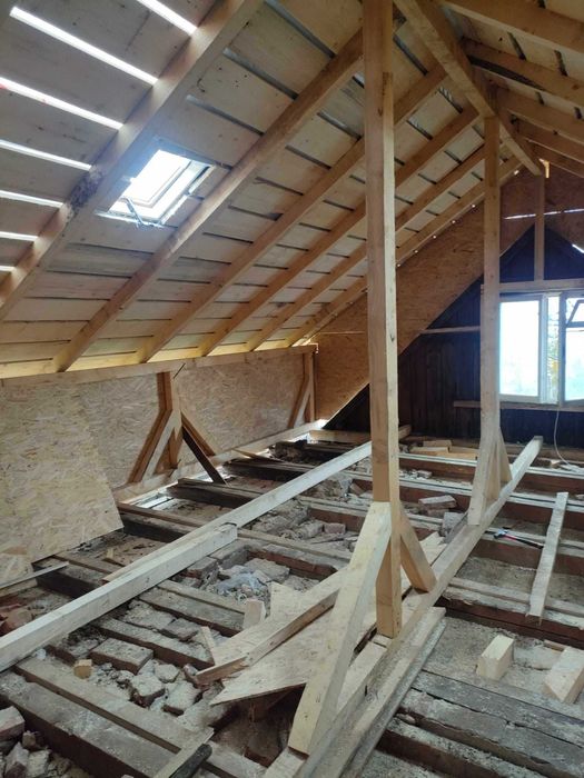 Constructii acoperisuri, dulgherie, reparatii acoperis