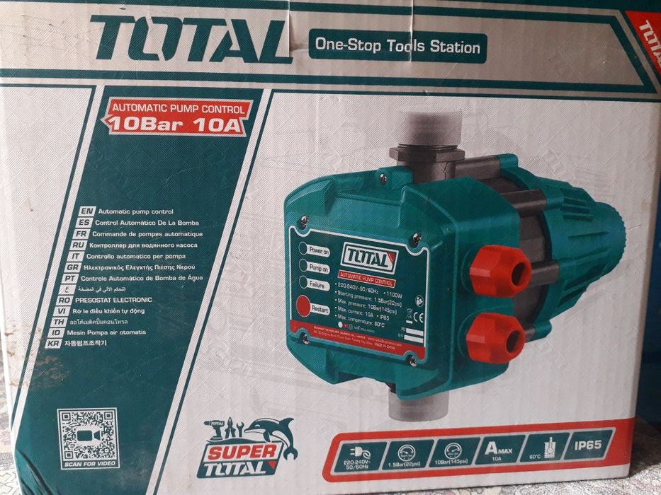 Presostat electronic TOTAL TWPS101, presiune maxima 10 bar
