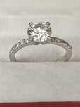 Inel cu diamant natural de 1.03 ct, total 1.17 ct