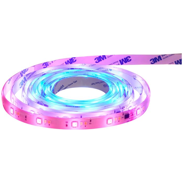 Bandă LED Grundig 3 m RGB + Tunable White, flexibilă, telecomandă