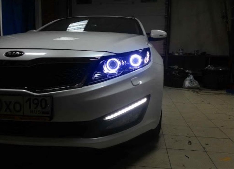 Ремонт оптики Установка би-лед